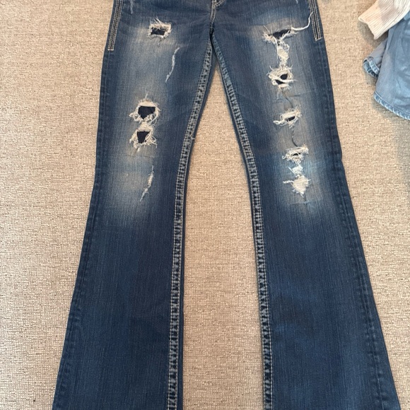 Silver jeans Tuesday Flap Distressed Women size 30 - Picture 2 of 14